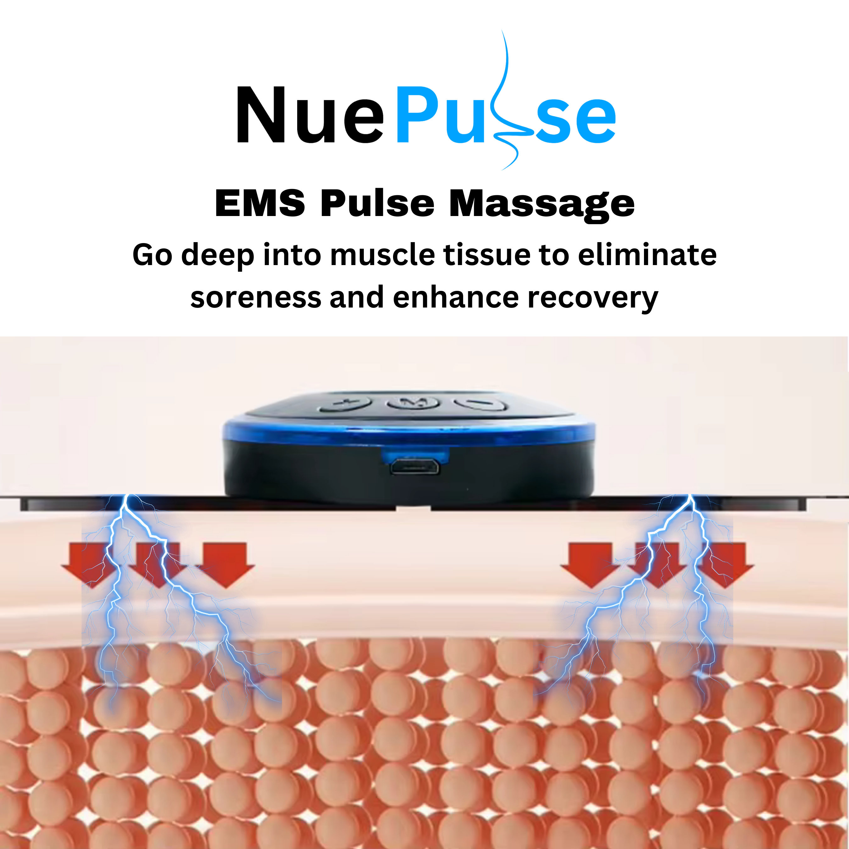 NuePulse™ MyoPatch: Portable Mini EMS Massager